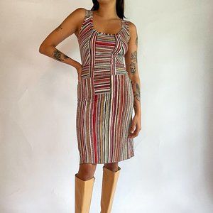 2000s Christian Lacroix Striped Dress (S-M)